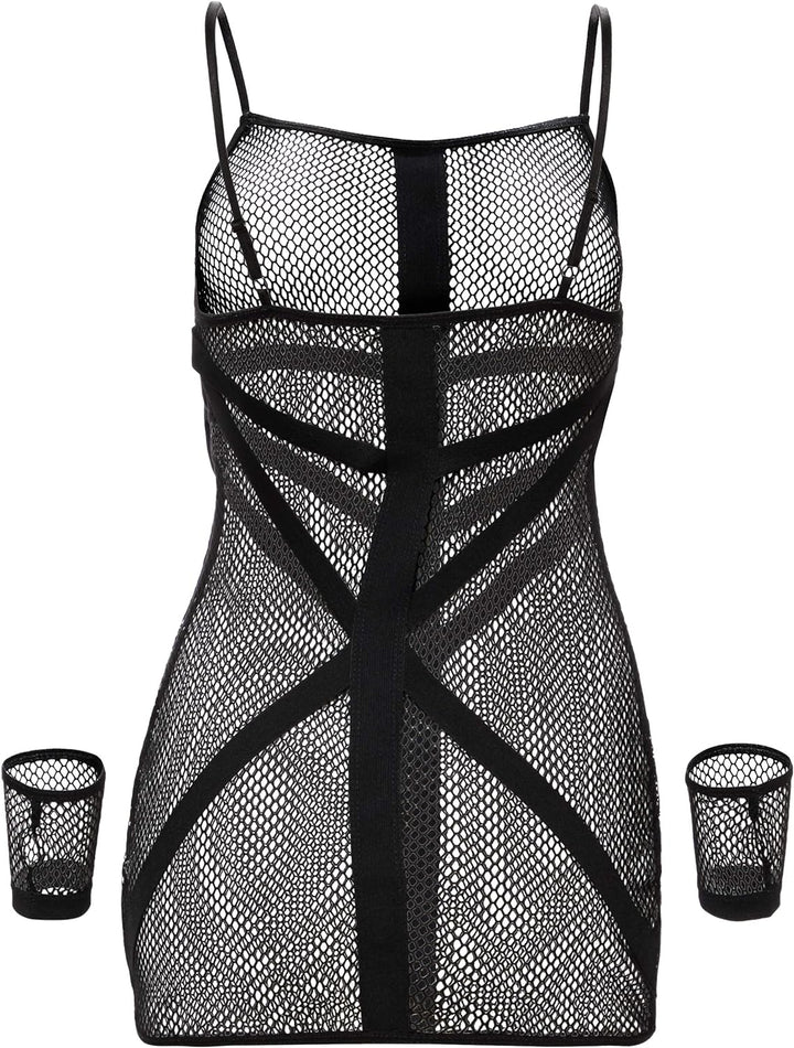 Demoniq Damen Vestido Malvina Bekleidungsset, Negro (Negro), Estandar