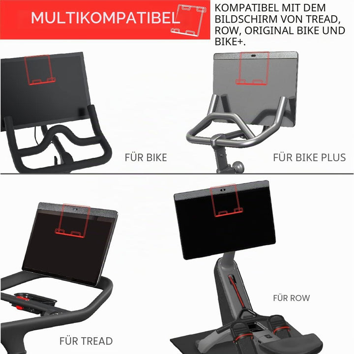 Doubleplus Tablet Halter Halterung Kompatibel mit Peloton Bike & Bike Plus, Halter für iPad, Tablet