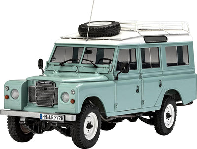 Revell 67047 Model Set Land Rover Series III Automodell Bausatz 1:24, 1/100, Unlackiert