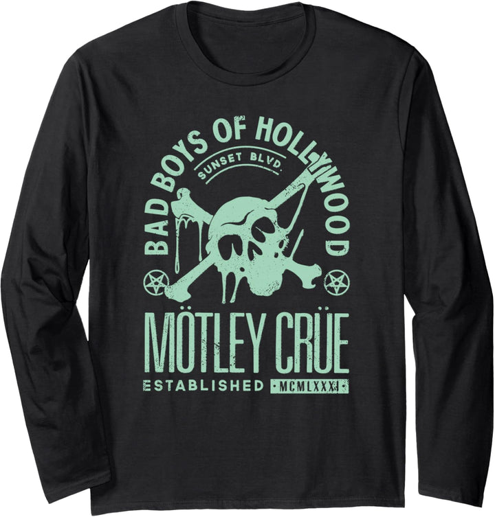Mötley Crüe – Sunset Blvd Skull Langarmshirt