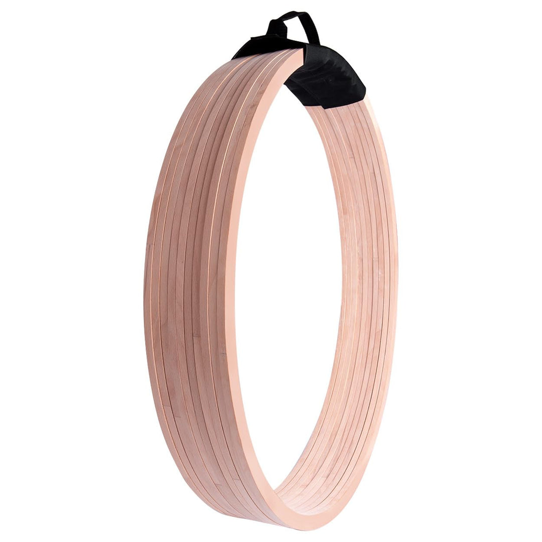 Gymnastikreifen aus Holz, 10er Set, ø 90 cm, inkl. Tragegriff, Ø 90 cm