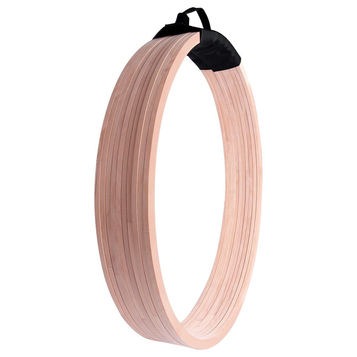 Gymnastikreifen aus Holz, 10er Set, ø 90 cm, inkl. Tragegriff, Ø 90 cm