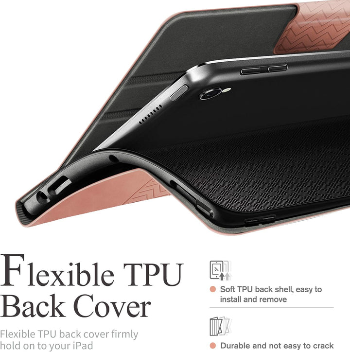 AUAUA Hülle für iPad Air 3 2019/iPad Pro 10.5 2017 mit Apple Stifthalter PU Leder Auto Schlaf/Wach F