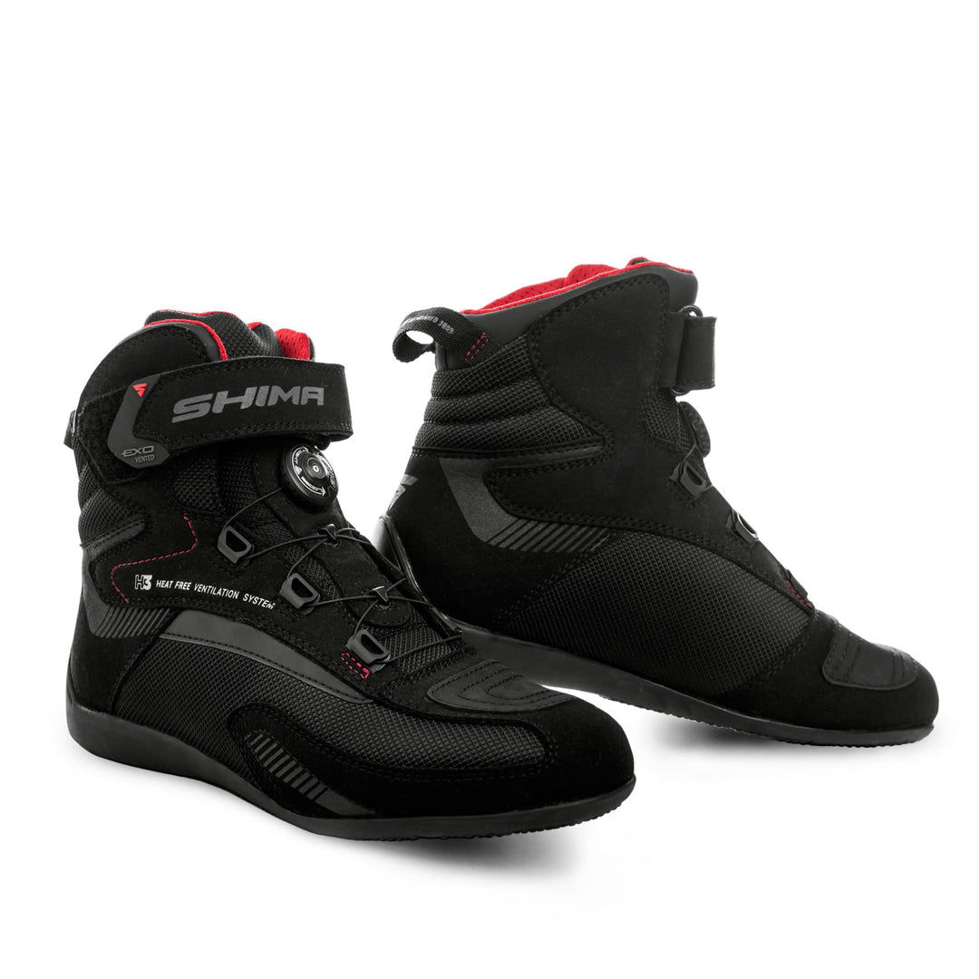 SHIMA EXO Vented Lady, Motorradschuhe für Damen - Verstärkte Strassenreitschuhe mit ATOP-Verschlusss