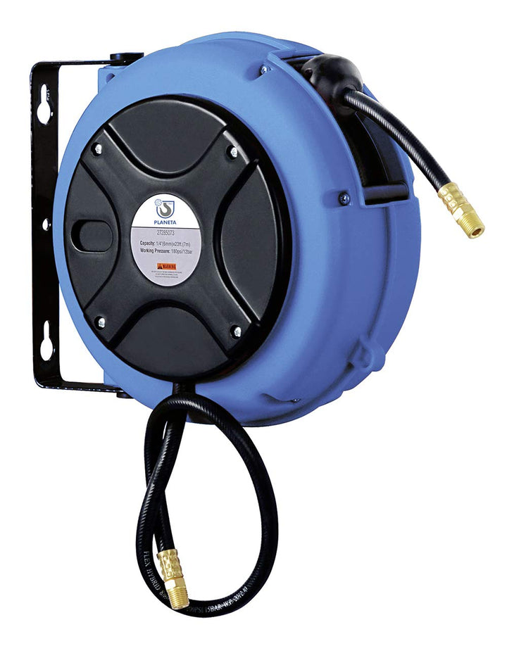 Planeta G40095, Schlauchaufroller L-272-082, 1/4", 8m Schlauch, 12 bar, Wasser/Luft, Industriequalit