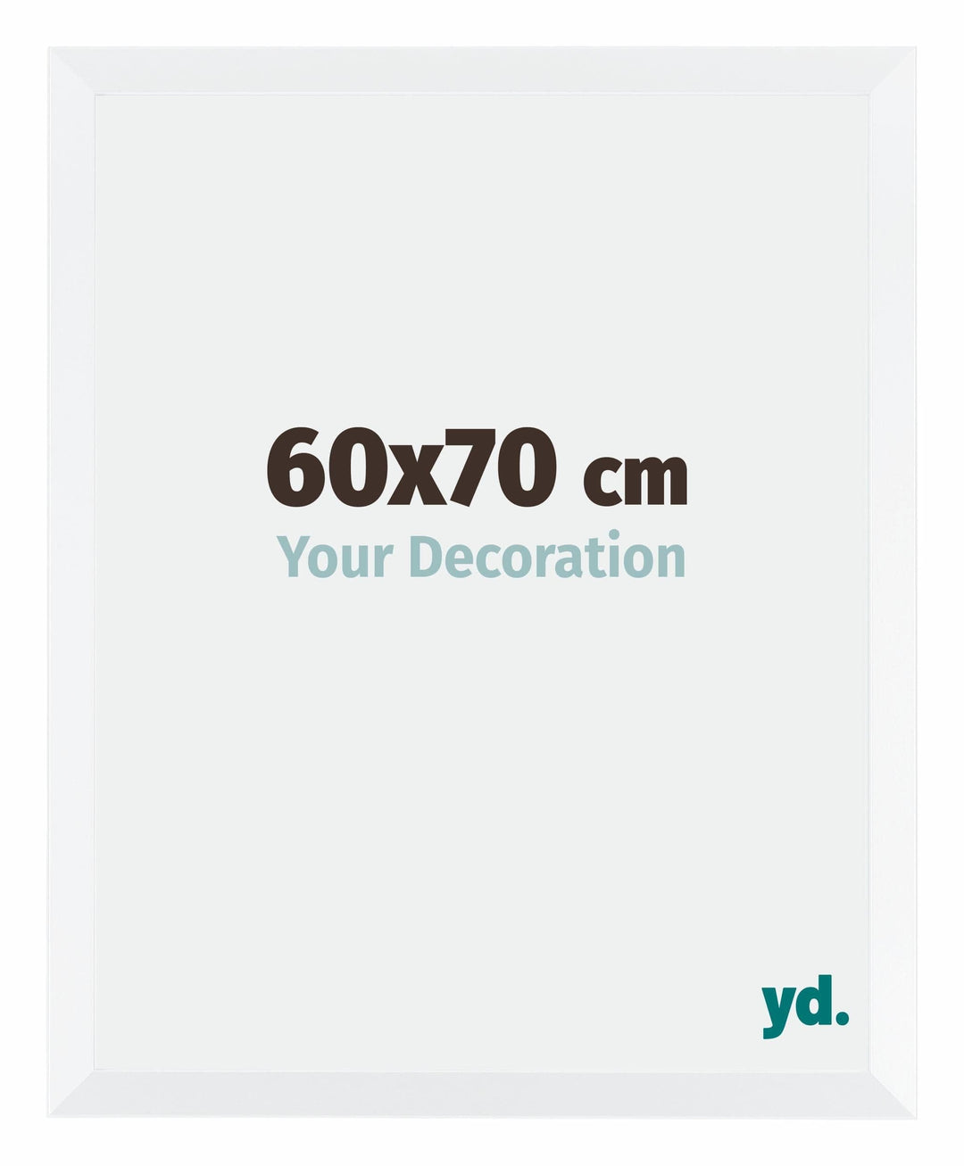 yd. Your Decoration - Bilderrahmen 60,00x70,00 cm - Bilderrahmen aus MDF mit Acrylglas - Antireflex