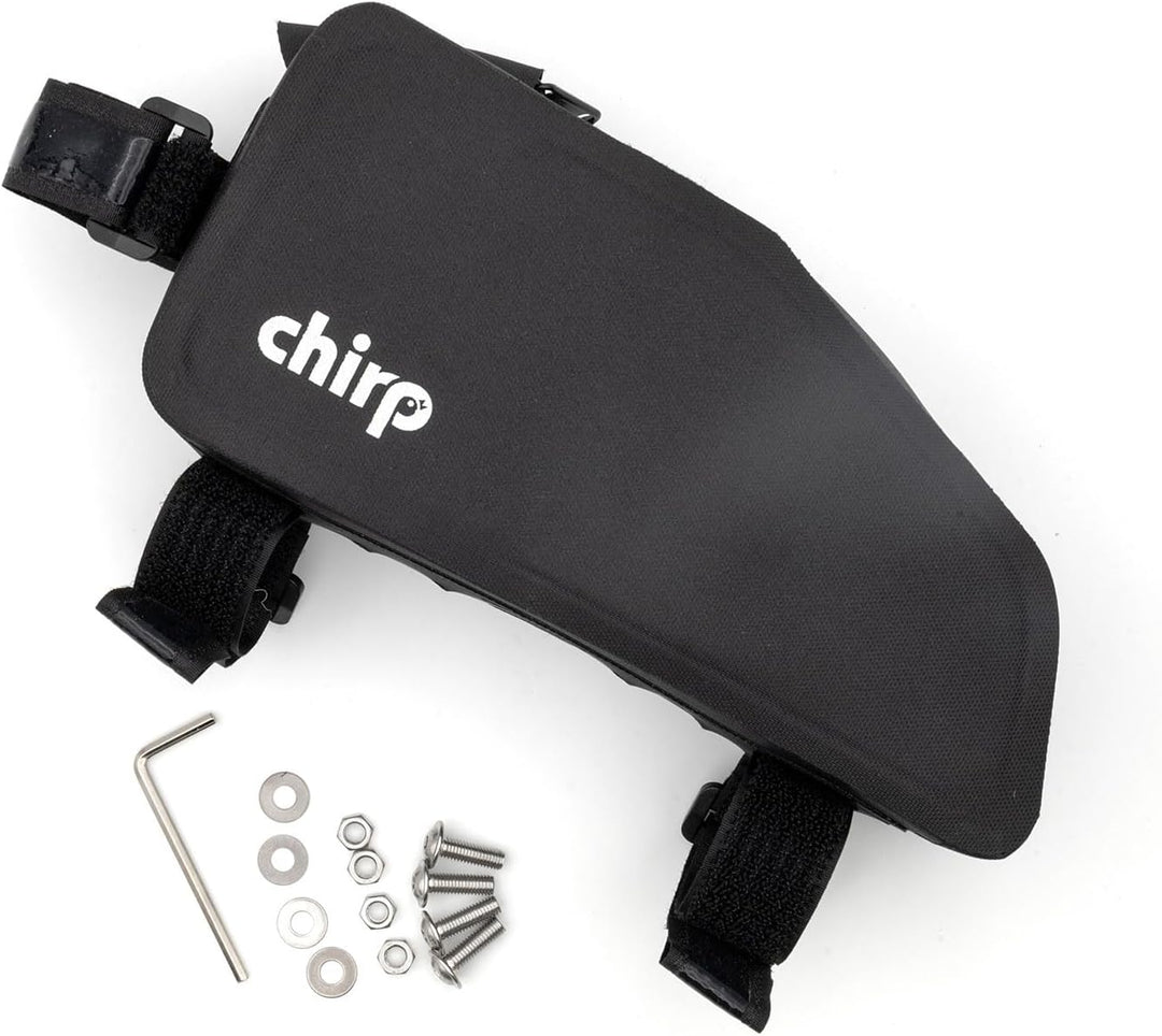 Chirp H2O Sport Oberrohrtasche 100% Wasserdicht 1 Liter Volumen Fahrradtasche universelle Klettbefes