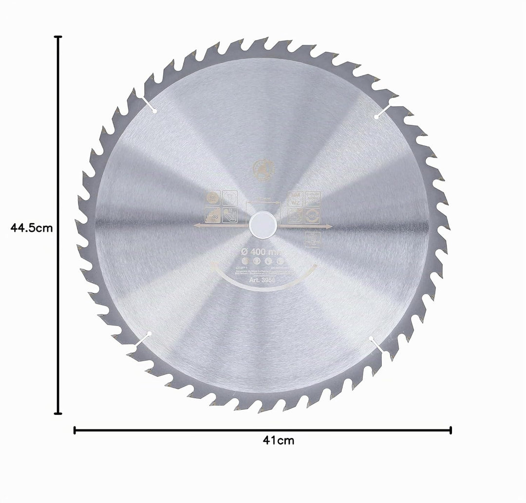 BGS Diy 3956 | Hartmetall-Kreissägeblatt | Ã˜ 400 X 30 X 3,4 Mm | 48 Zähne Ø 400 x 30 x 3,4 mm | 48