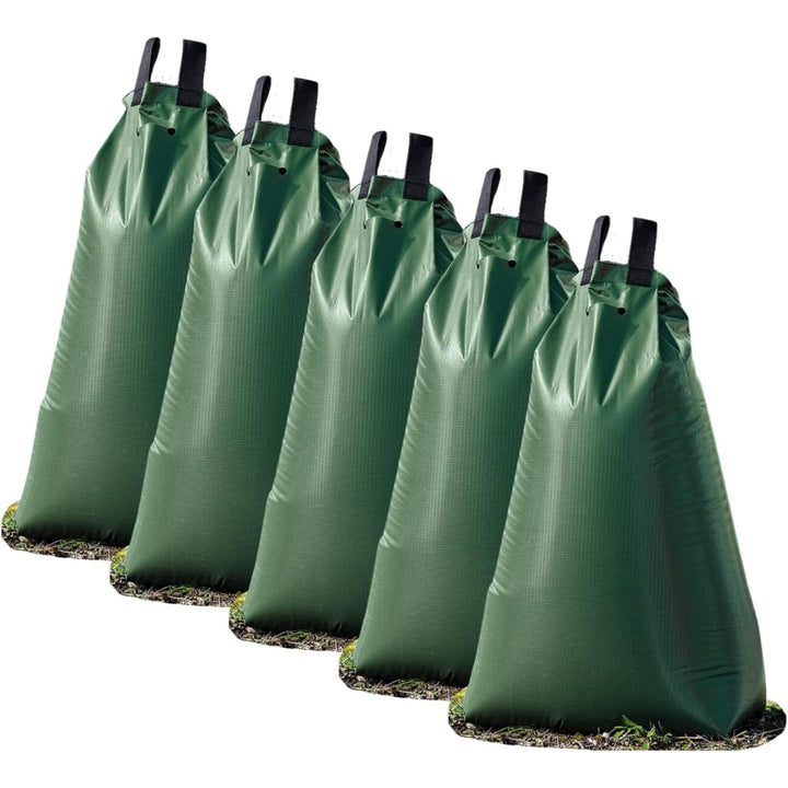 Baumbewässerungssack 75 L (5 Stück) - Verbinden Sie mehrere Bewässerungsbeutel miteinander - Bewässe
