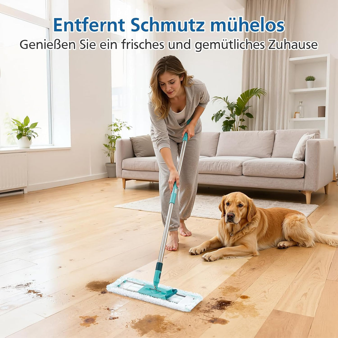 6pcs Ersatz-Wischbezüge für Leifheit Profi XL Micro Duo/Profi XL Cotton Plus , Ersatzbezug für Leifh