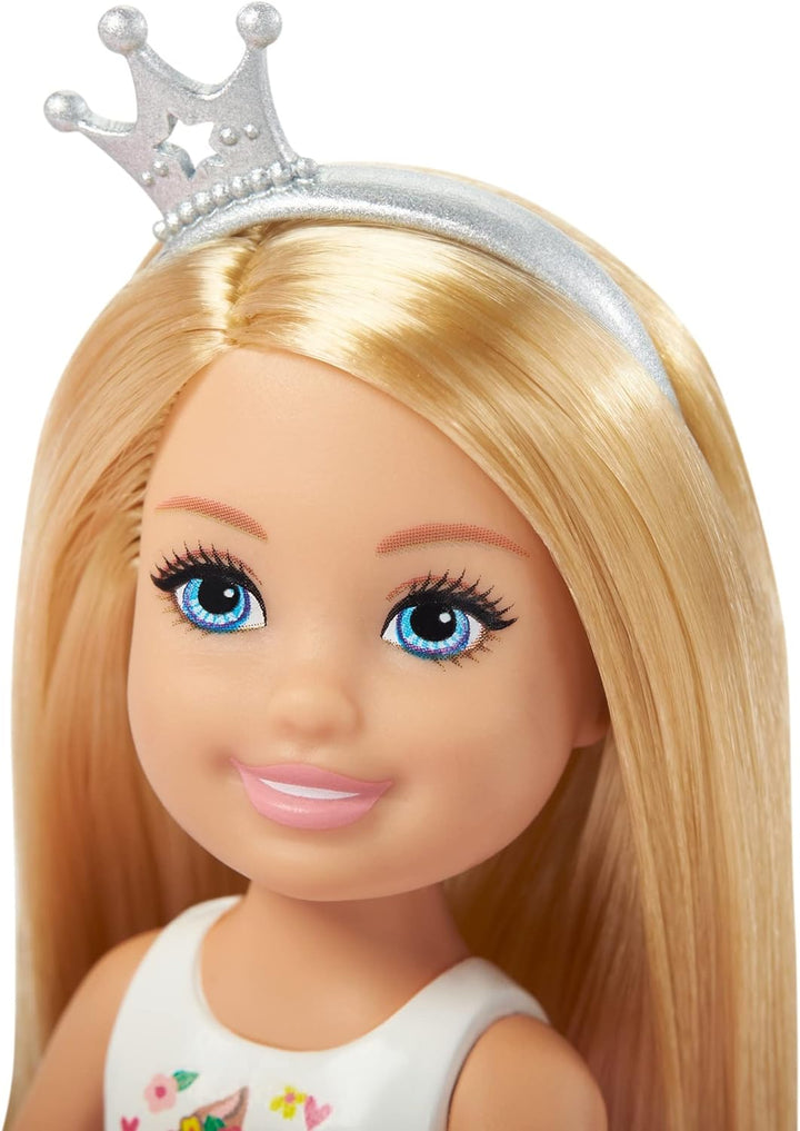 Barbie GML73 - Barbie Prinzessinnen-Abenteuer Haustier-Spielset mit Chelsea Puppe, Spielzeug für Kin