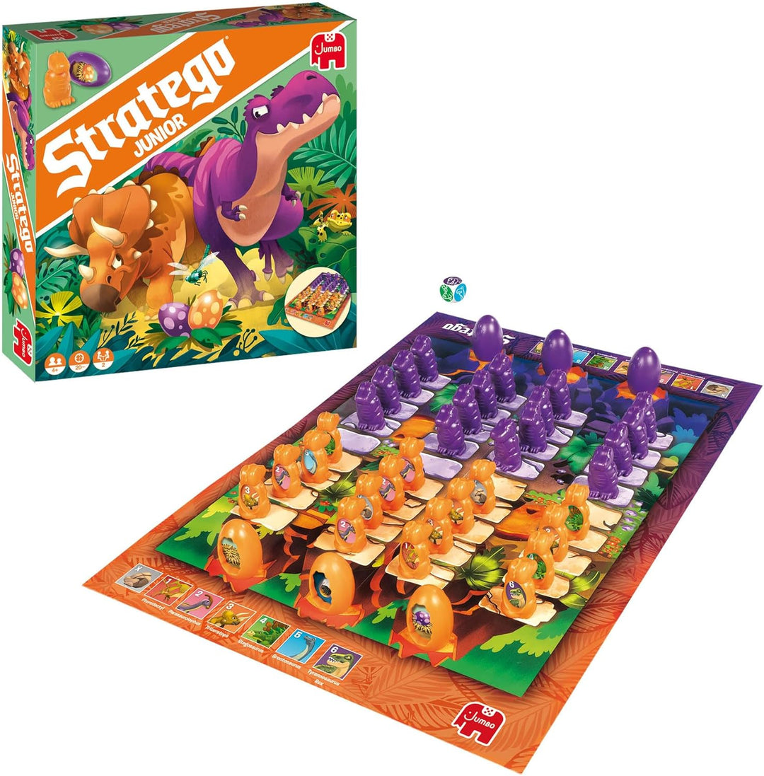Stratego Junior Dinos, Brettspiel für Kinder ab 4 Jahren, Junior
