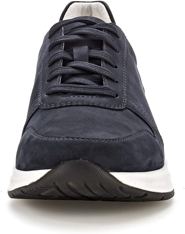 Pius Gabor Herren Sneaker Low,Halbschuhe,Lederfutter,Leder,Wechselfussbett 44.5 EU Blau Blue, 44.5 E