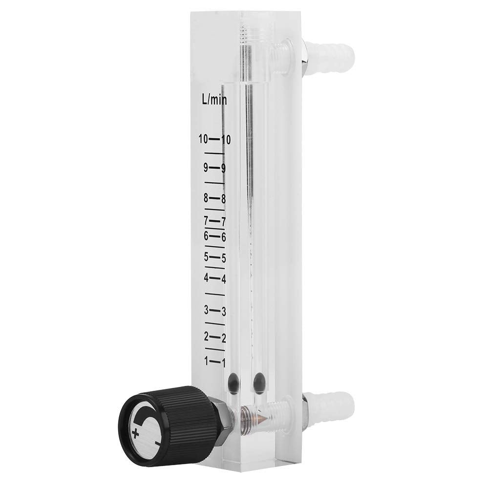 Gasdurchflussmesser, LZQ-7 Durchflussmesser 1-10LPM Durchflussmesser, 0.6MPa 8mm Schlauch Barb Gaszä