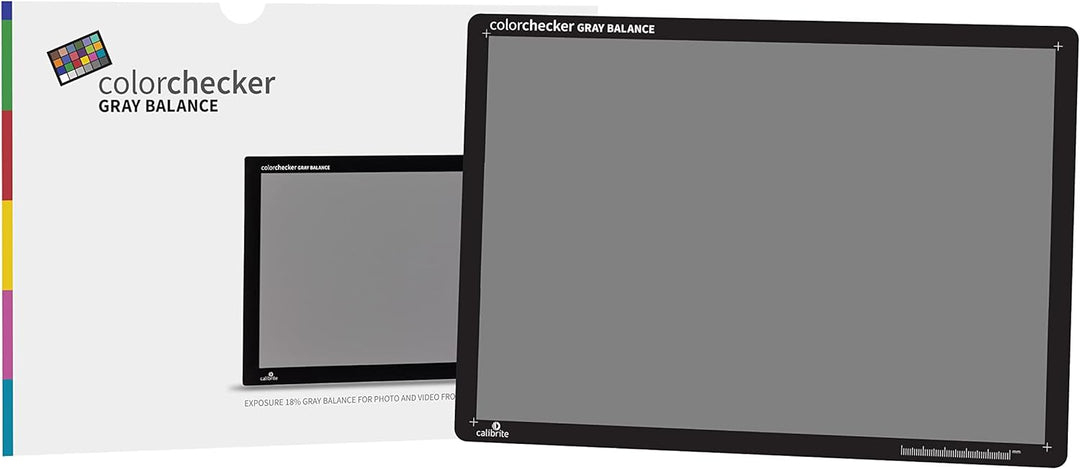 Calibrite ColorChecker Gray Balance: 18% Graukarte für korrekte Belichtung in Fotografie und Video,