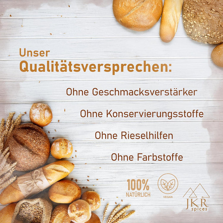 JKR Spices® Brotgewürz - fein gemahlen -Gewürz für Backmischung Brotgewürzmischung 100% natürlich |