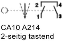 ORION Schaltereinsatz zweiseitig tastend CA10 (A214)