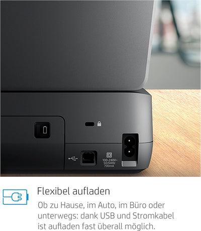 HP OfficeJet 250 mobiler Multifunktionsdrucker (Drucker Scanner, Kopierer, WLAN, HP ePrint, Wifi Dir