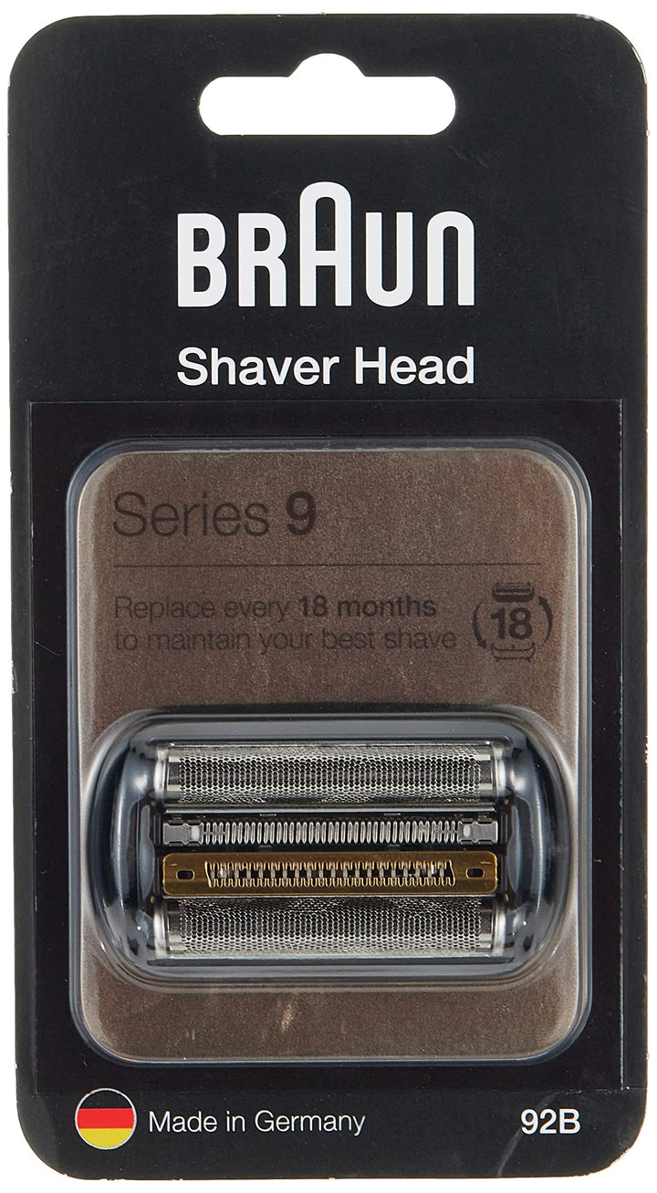 Braun Series 9 Elektrorasierer Scherkopf, Ersatzscherteil kompatibel mit Rasierer Herren Series 9, 9