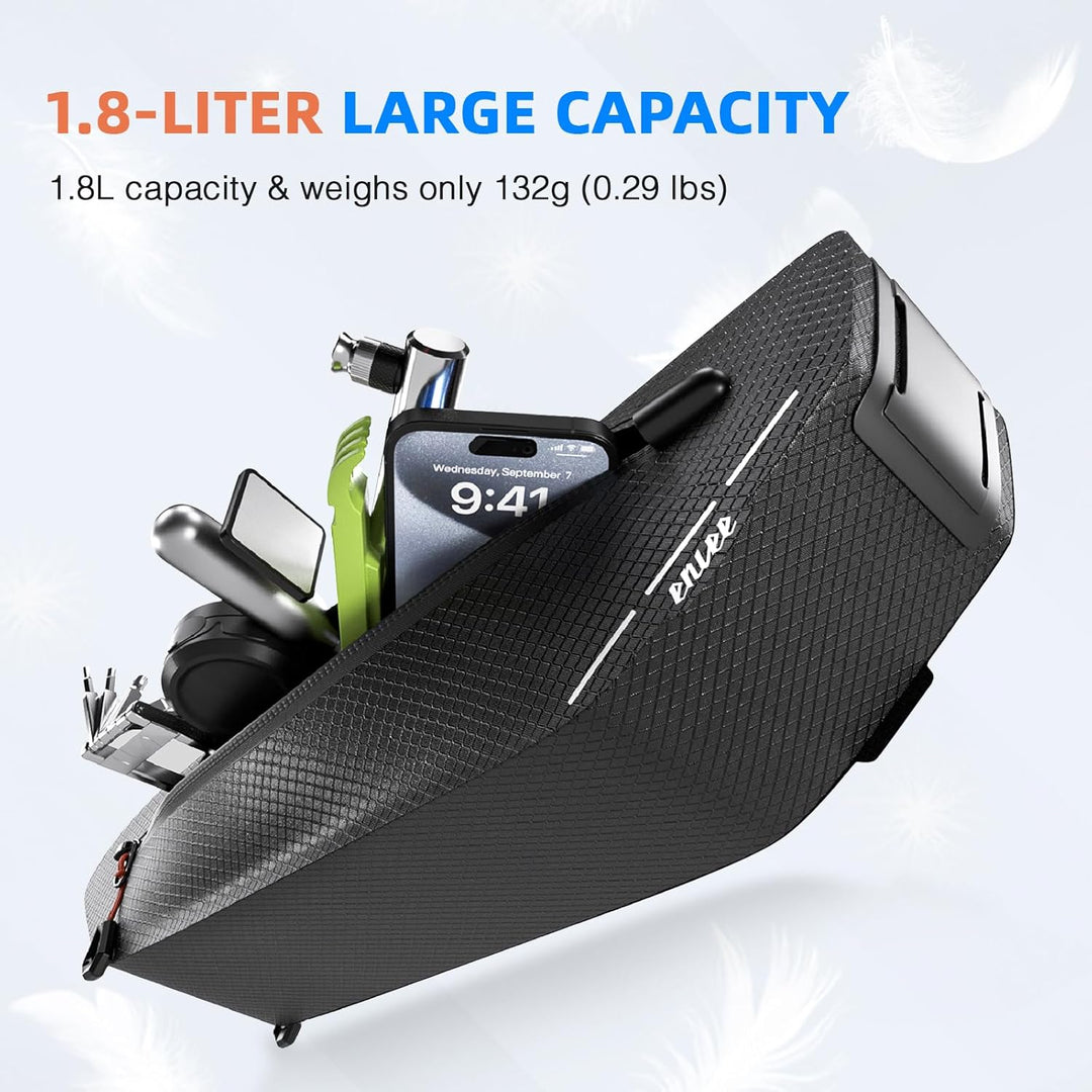 WEEROCK Fahrrad Rahmentasche 1.8L Wasserabweisende Rohrtasche Triangeltasche Fahrradtasche Rahmen Un