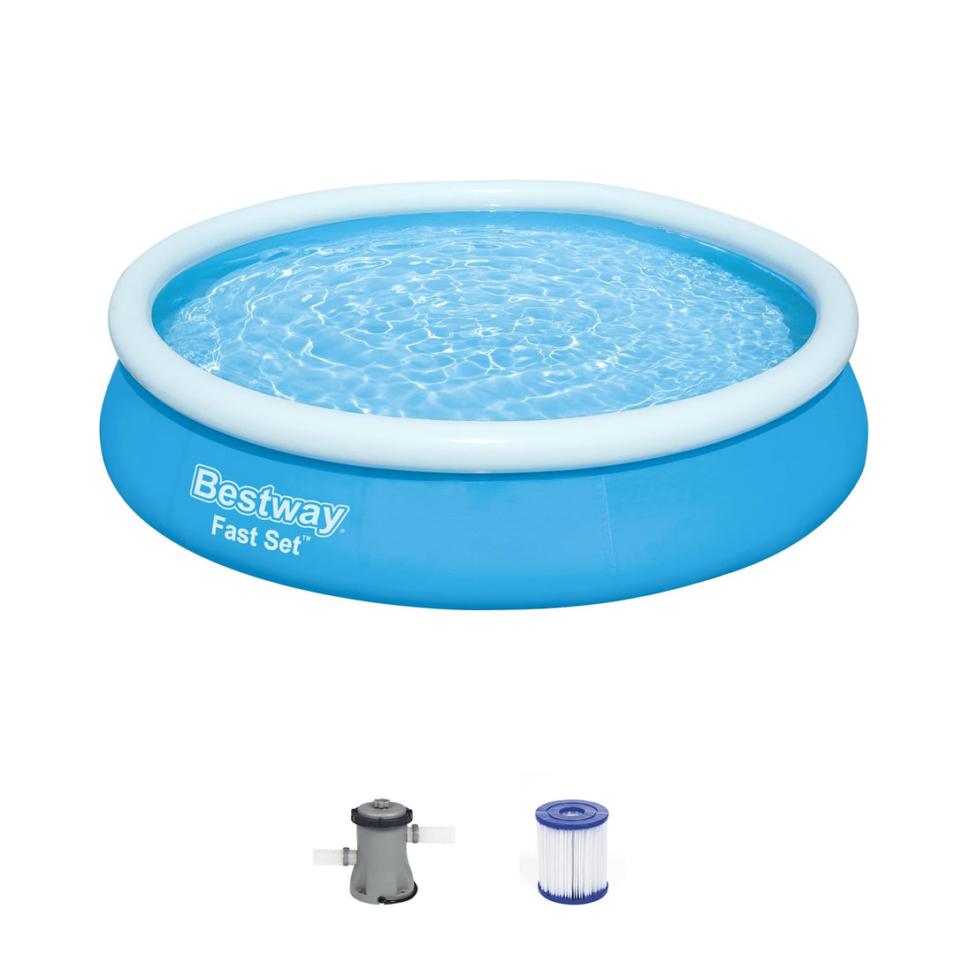 Bestway 57275 189071 Fast Pool Set, 30,5 x 76,2 cm 12ft. X 30in., 12ft. X 30in.