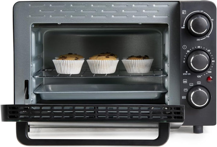 Mini Backofen 20 Liter, 120 Min. Timer, Ober-& Unterhitze - 1300 Watt
