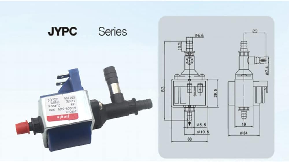 JYPC-2 AC 220 V - 240 V 16 W Elektromagnetische Wasserpumpe Pumpventil Dampfhängemaschine Teil Zubeh