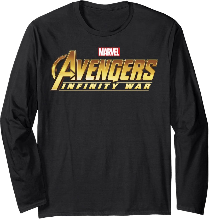 Marvel Avengers: Infinity War Logo Langarmshirt