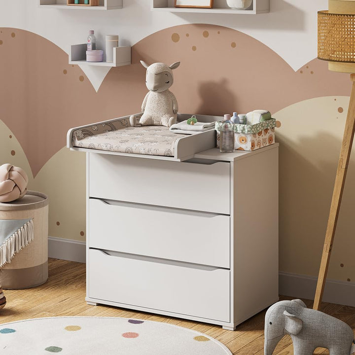 Vicco Wickelaufsatz ''Wicko'', Wickeltischaufsatz, Weiss, 60 x 76 cm 60 cm, 60 cm