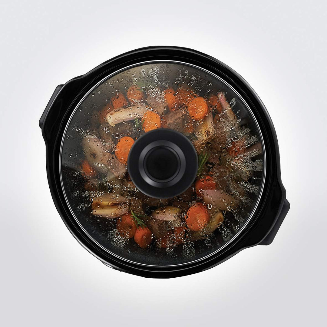 Russell Hobbs Slow Cooker Mini [schwerer 2l Keramik-Gartopf für opt. Temperaturverteilung] Compact S