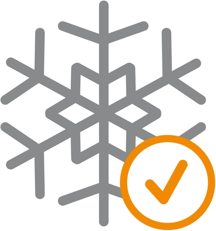 Fiskars Schnee- und Kornschaufel, Blattbreite: 31 cm, Aluminium-Blatt/Birkenholz-Stiel mit Kunststof