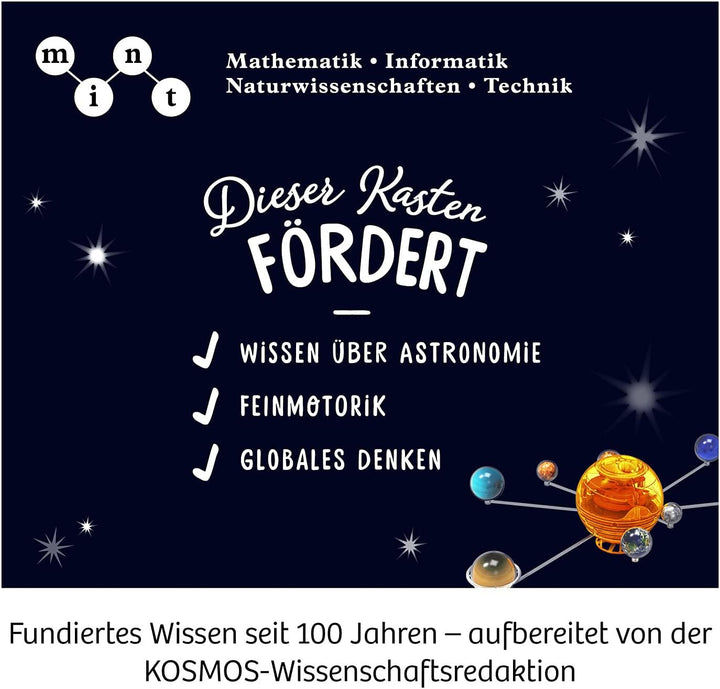 Kosmos 671532 Sonnensystem, Lass die Planeten um die Sonne kreisen, mechanisches Modell, Experimenti