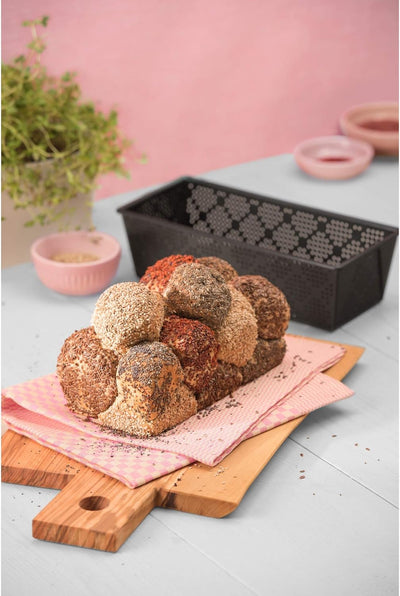 Original Kaiser Inspiration Brot Backform perforiert 25 x 11 cm, Backform für 750g Brote, Kastenform
