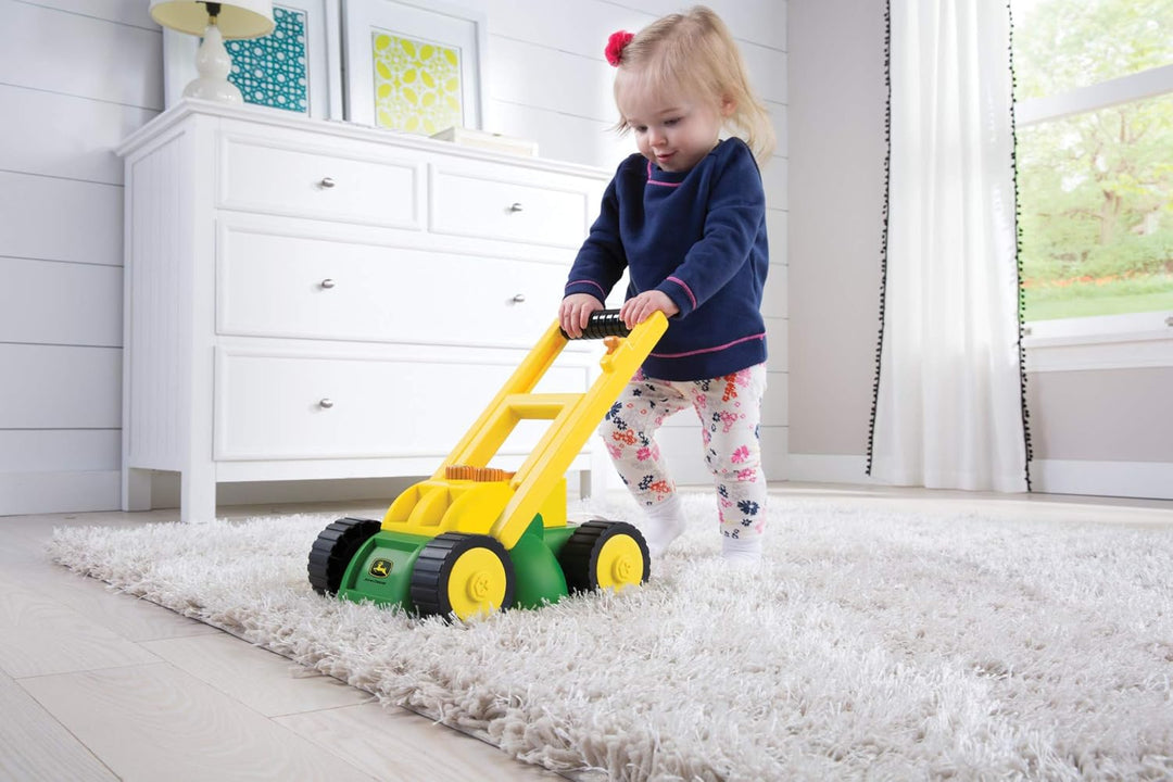 John Deere 35060 Elektronischer Rasenmäher, Spielzeug für Kinder, Grün, Rasenmäher