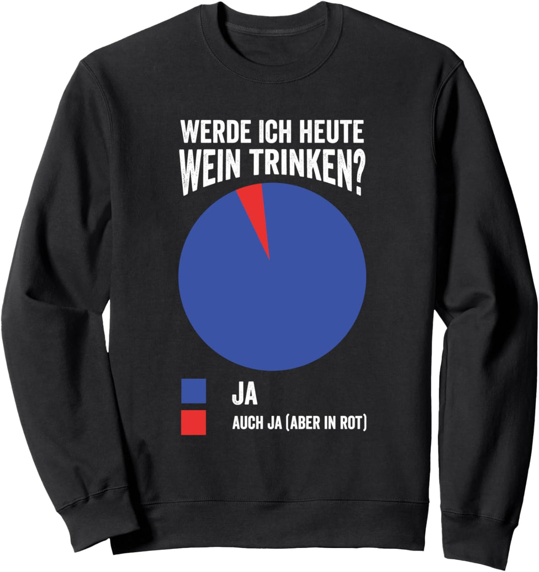 Wein Motiv Geschenk Weintrinker Rotwein Weisswein Weine Sweatshirt