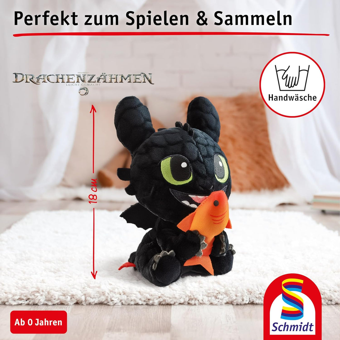 Dragons, Ohnezahn, hungrig, 18 cm: Plüsch Dragons Ohnezahn hungrig, Ohnezahn hungrig