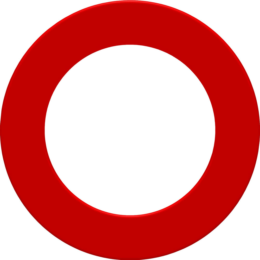 KOTO - Dartscheiben Surround Rot, dartscheibe schutzring für unterwegs, Einfach EIN zu packen und mi
