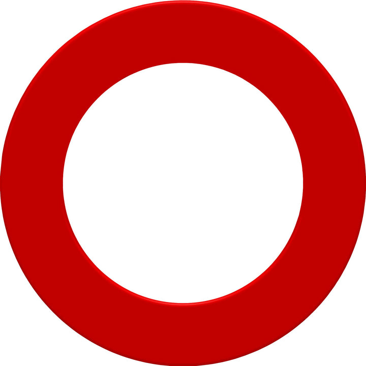 KOTO - Dartscheiben Surround Rot, dartscheibe schutzring für unterwegs, Einfach EIN zu packen und mi