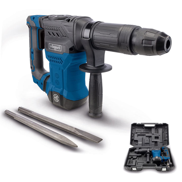 Scheppach Abbruchhammer AB1500x Betonhammer | 20J Schlagkraft | 1300W Leistung | SDS-Max | 4100 BPM
