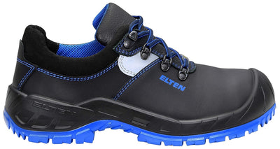 ELTEN Sicherheitsschuhe ALESSIO XW Low ESD S3, Damen und Herren, Lederschuh, robust, Blau, Stahlkapp