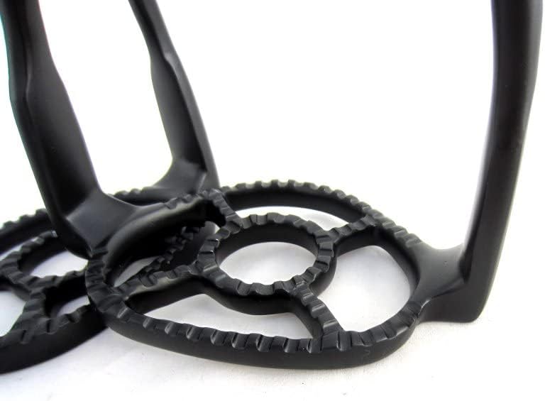 PS Pferdeartikel Black Edition Schwarzer portugiesischer barocker Steigbügel
