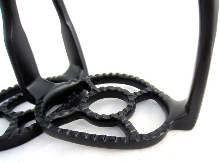 PS Pferdeartikel Black Edition Schwarzer portugiesischer barocker Steigbügel