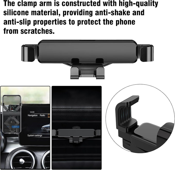 TTCR-II 7-inch Kompatibel mit Mercedes Benz W205 Handyhalterung Passt Basis für C klasse W205 2015-2