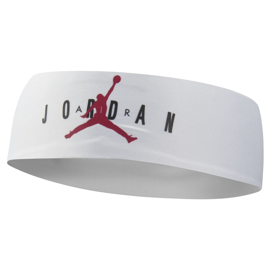 Jordan Fury Headband Graphic Schweissband Jumpman Air Weiss