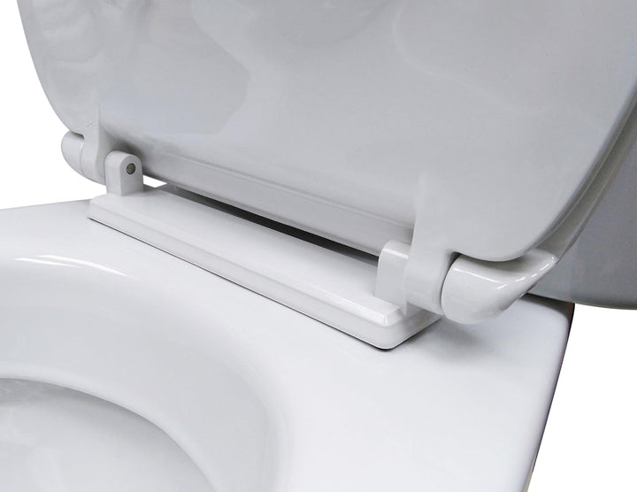 ESTOLI WC-SITZ | UNIVERSAL O FORM | KOMPATIBLER TOILETTENSITZ | EINSTELLBARER SCHARNIER | EASY-CLEAN