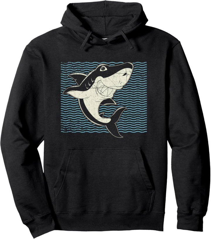 Ozean Raubtier Meeresbewohner Geschenk Hai Pullover Hoodie