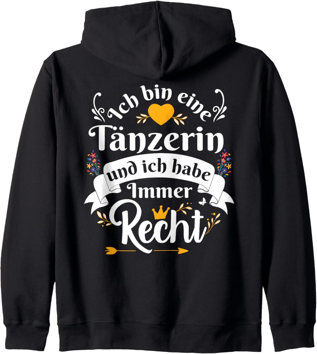 Ich Bin Eine Tänzerin Immer Recht Für Damen Kinder Kapuzenjacke