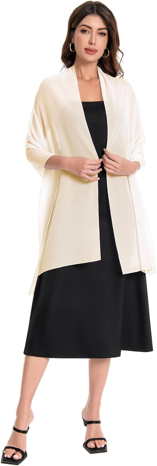 Baoqiya Damen Teil des Produkts Blass Champagner Length(79") * Width(29"), Blass Champagner Length(7