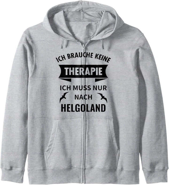 Helgoland Therapie Nordsee Insel Urlaub Geschenk Kapuzenjacke