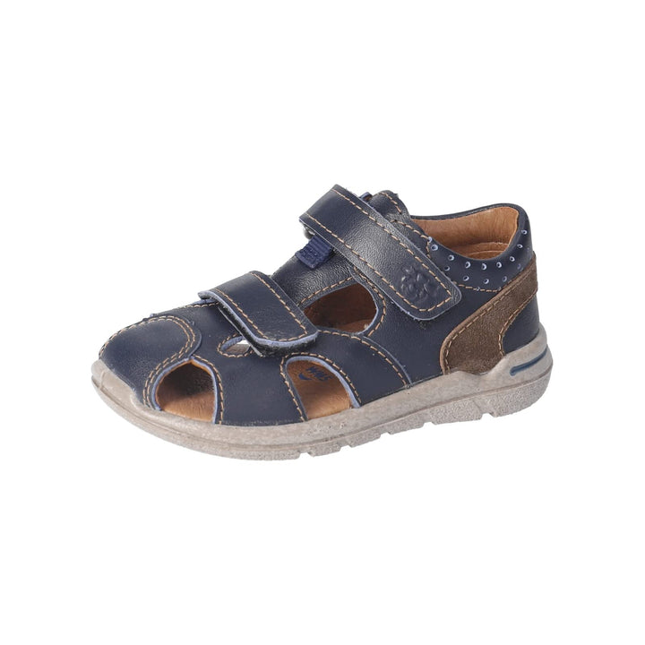 PEPINO Ricosta Mädchen und Jungen Kletthalbschuhe KASPI,Halbschuhe,WMS:Mittel, Blau 180